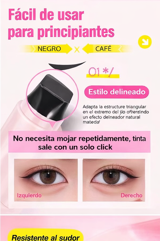 Delineador Sello Cat Eye Waterproof Fabulash