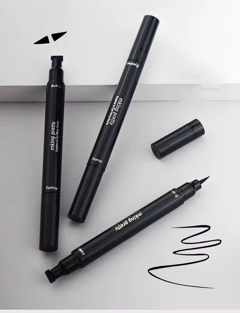 Delineador Doble Punta con Stamp