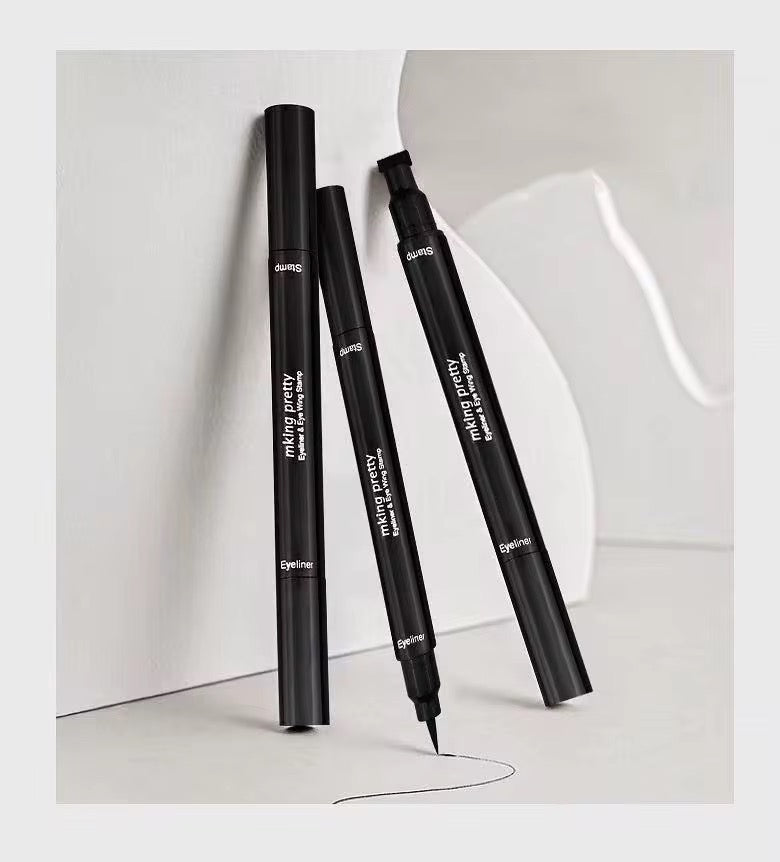 Delineador Doble Punta con Stamp