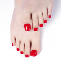 UÑAS EN GEL SEMICURADAS PARA PIES ✨