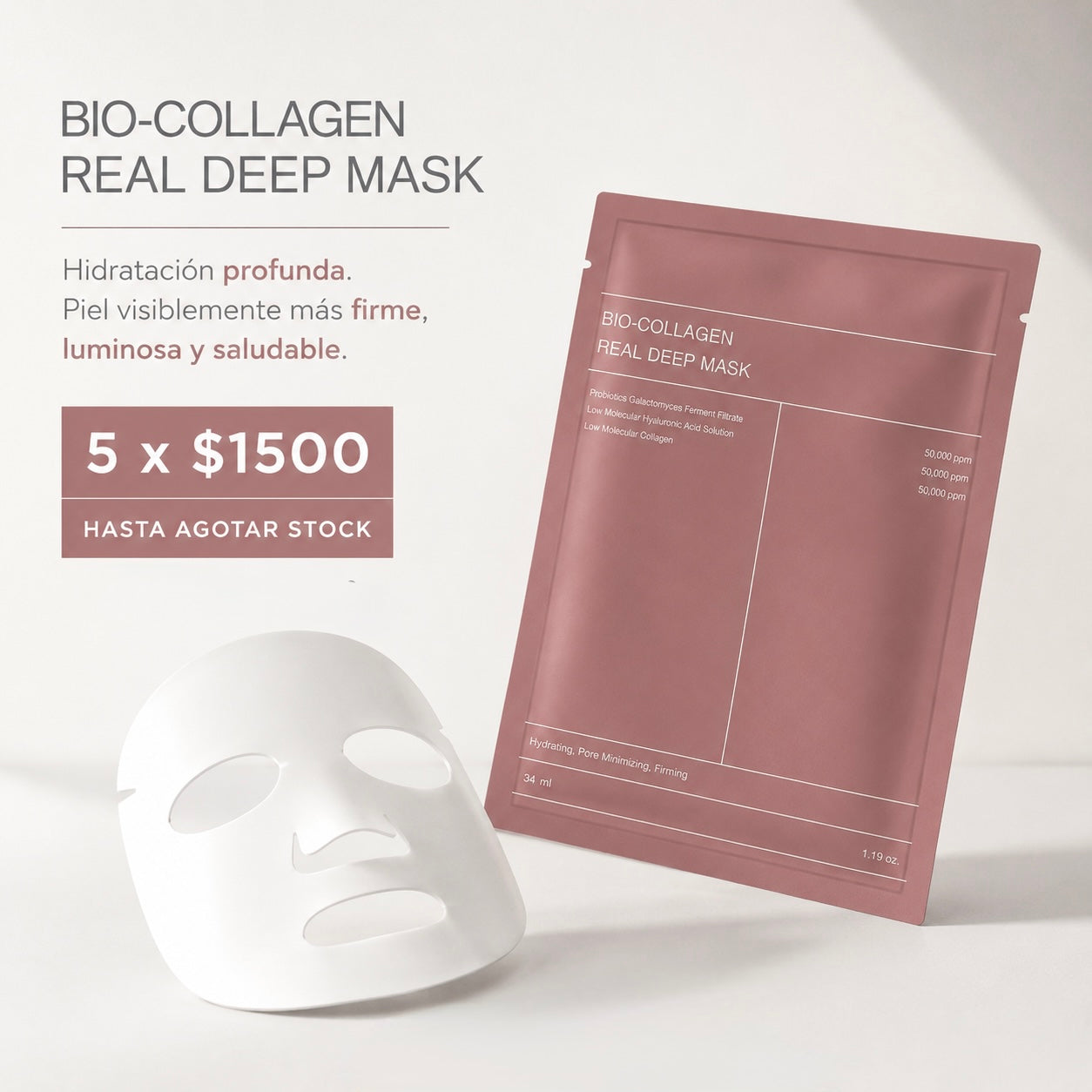 Máscara Bio-Colageno