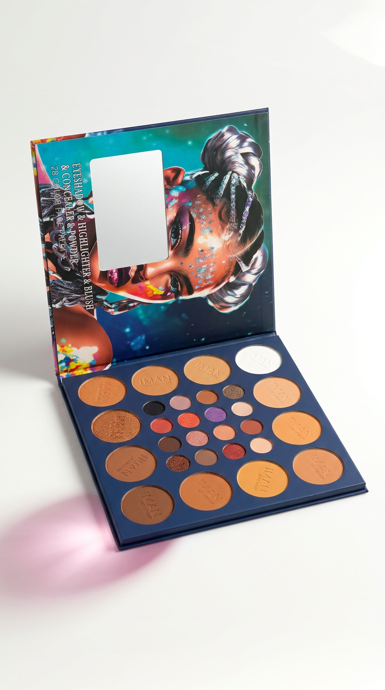 Paleta Facial 28 Colors IMAN Makeup