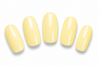 UÑAS EN GEL SEMICURADAS ✨ Amarillo pastel